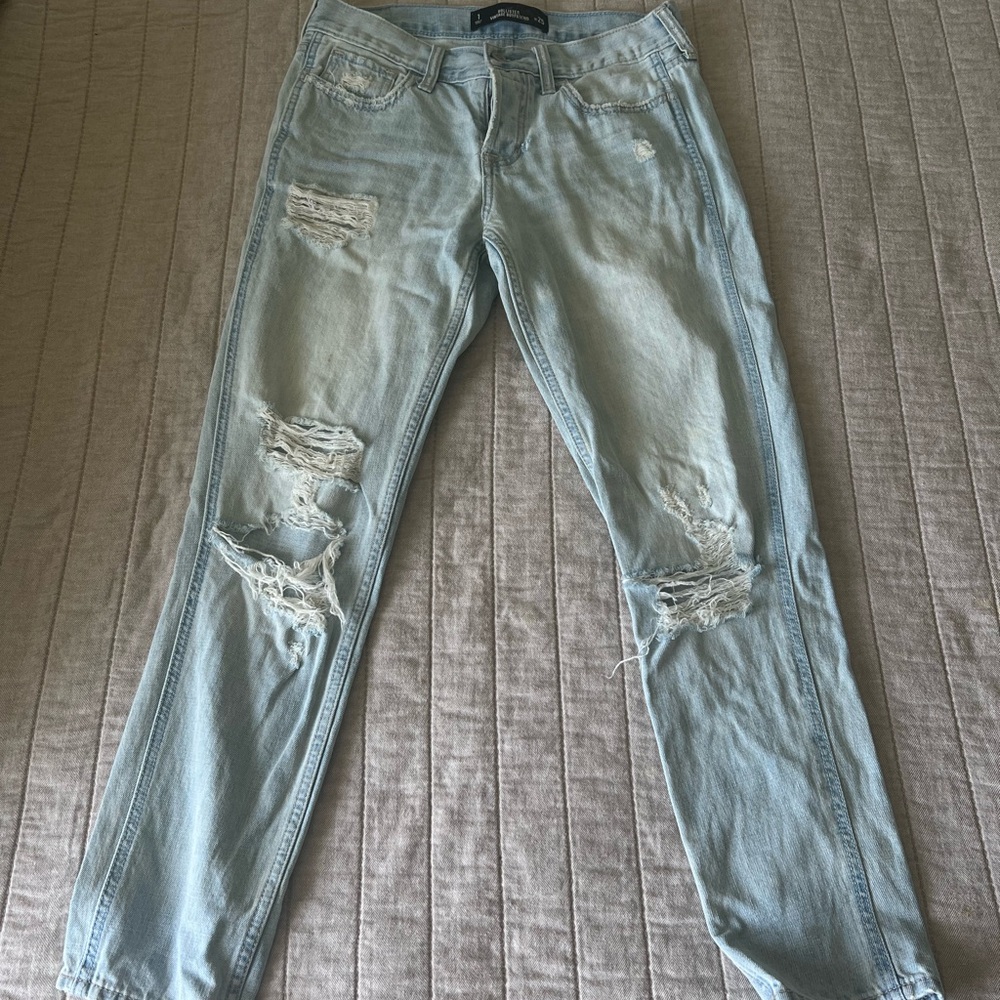 Hollister Vintage Boyfriend Light Blue Jeans